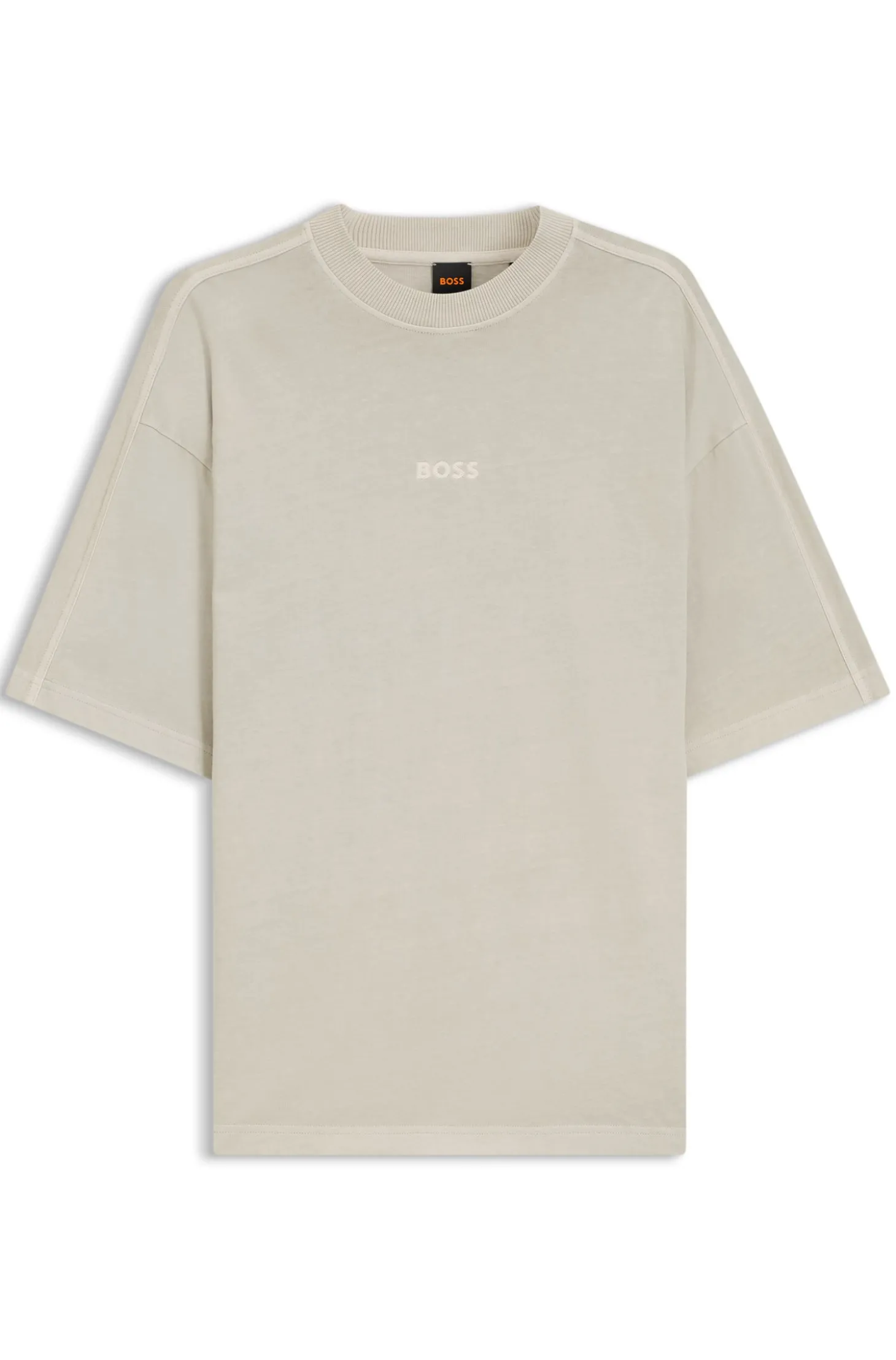 Relaxed-Fit T-Shirt aus Baumwolle mit Logo-Stickerei