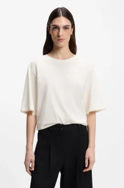 Relaxed-Fit T-Shirt aus Baumwolle mit Mesh-Details