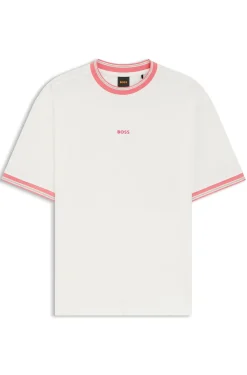 Relaxed-Fit T-Shirt aus Baumwolle mit Streifen-Dessin