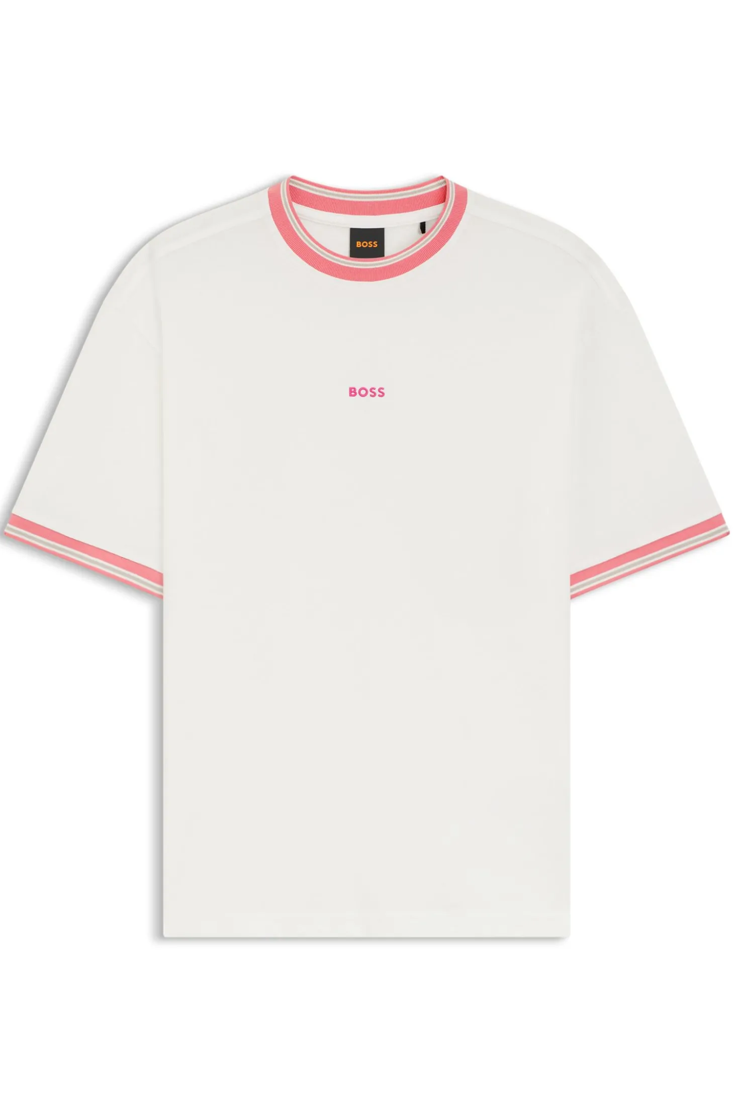 Relaxed-Fit T-Shirt aus Baumwolle mit Streifen-Dessin