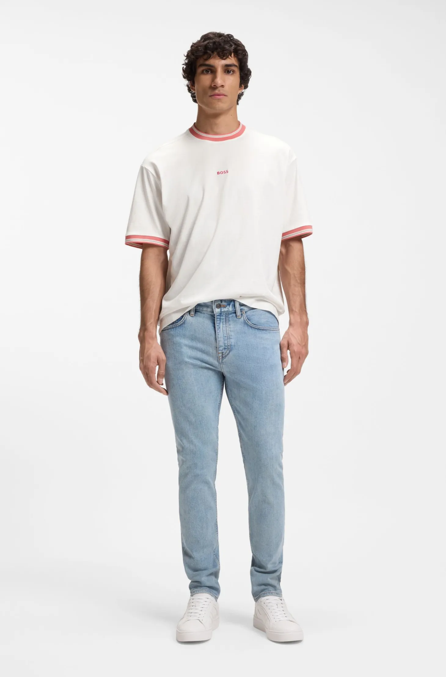 Relaxed-Fit T-Shirt aus Baumwolle mit Streifen-Dessin