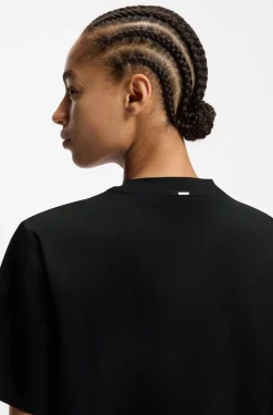 Relaxed-Fit T-Shirt aus merzerisierter Baumwolle