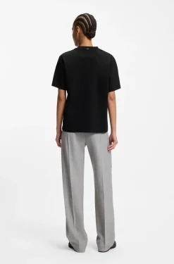 Relaxed-Fit T-Shirt aus merzerisierter Baumwolle