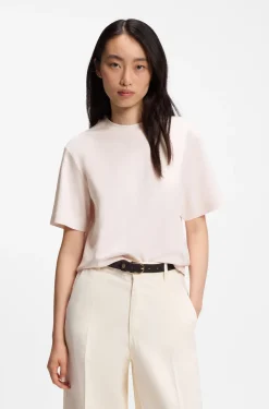 Relaxed-Fit T-Shirt aus merzerisierter Baumwolle