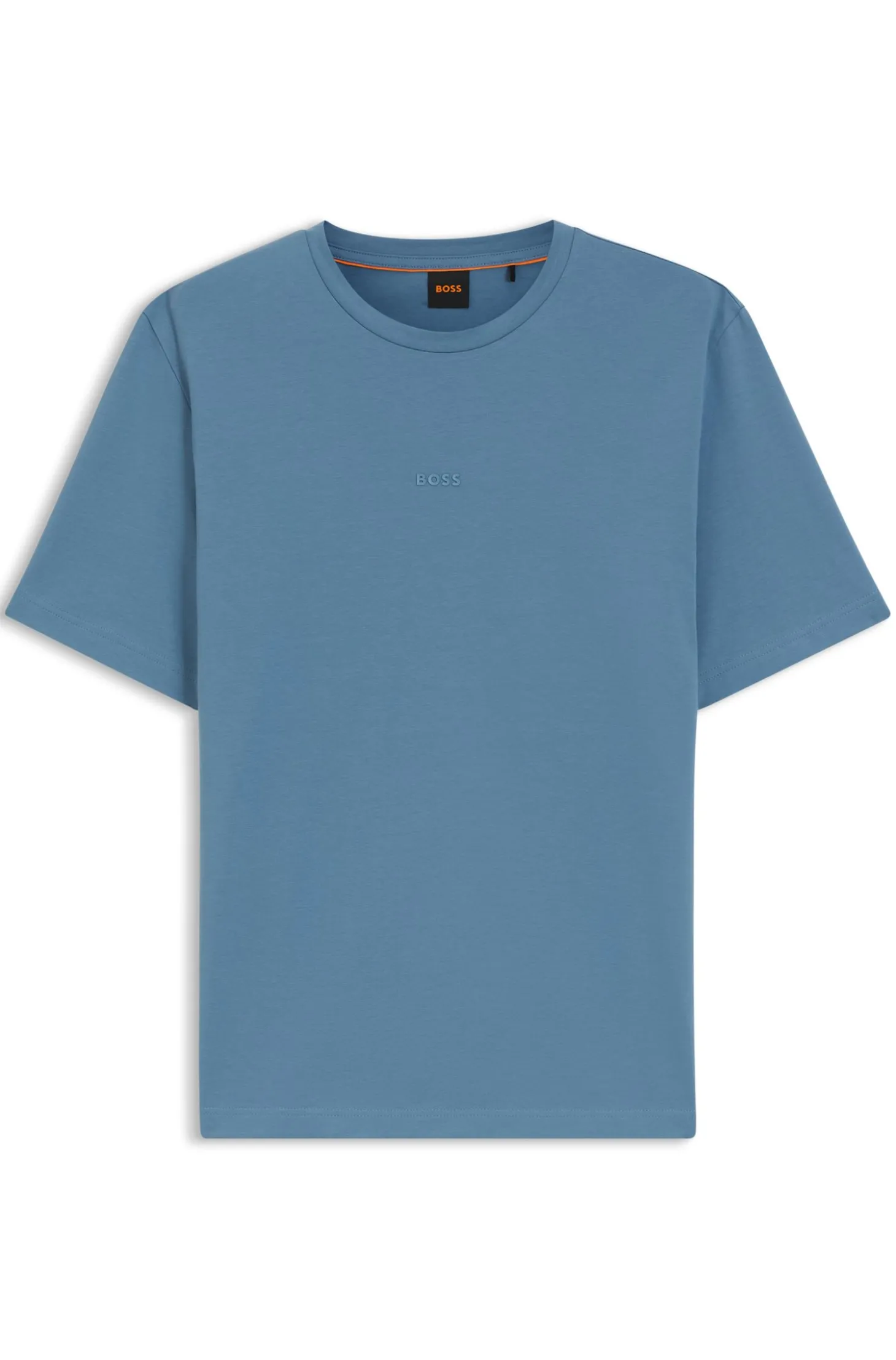 Relaxed-Fit T-Shirt aus Stretch-Baumwolle mit Logo-Detail