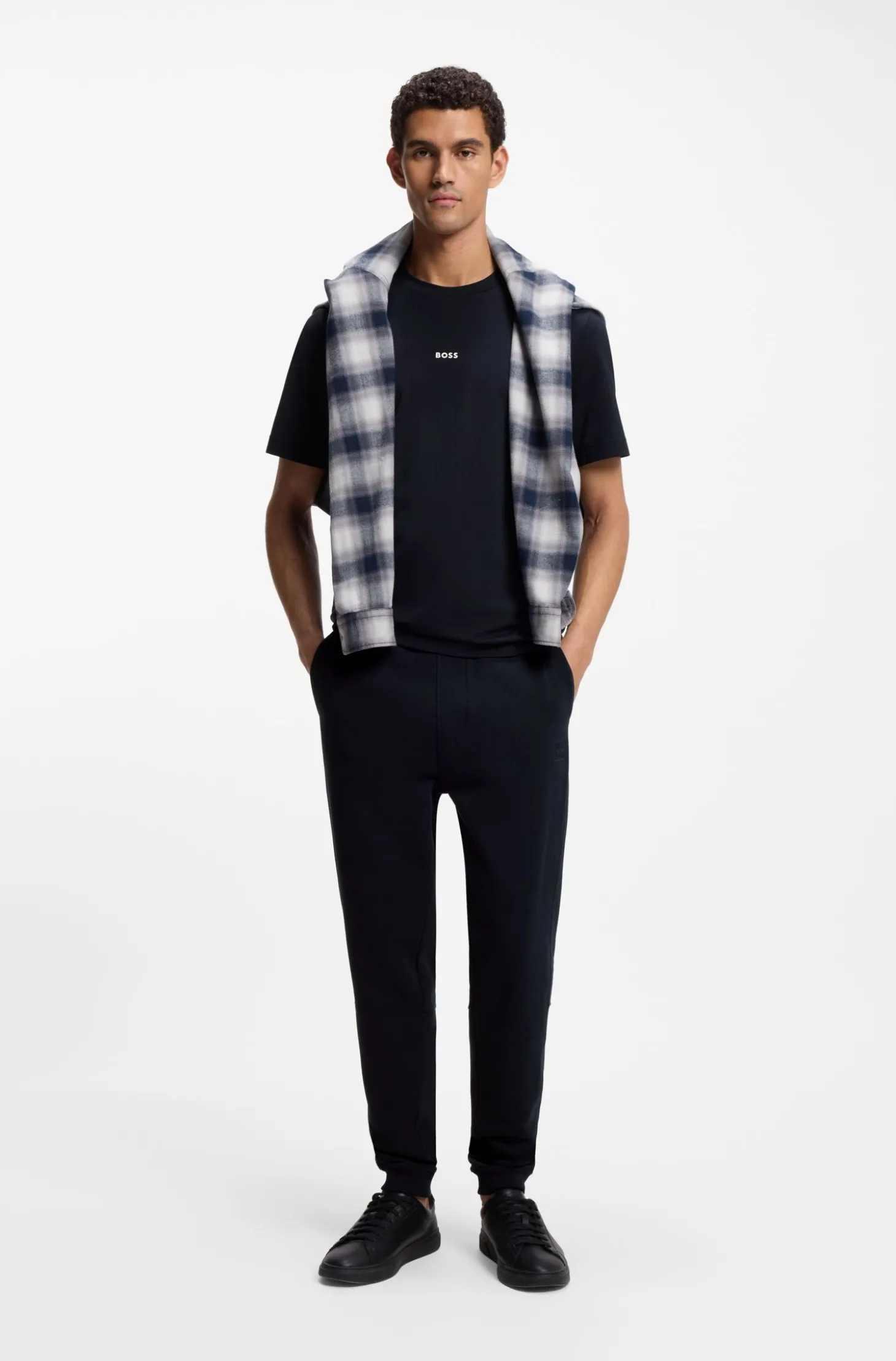 Relaxed-Fit T-Shirt mit geschichtetem Logo-Print