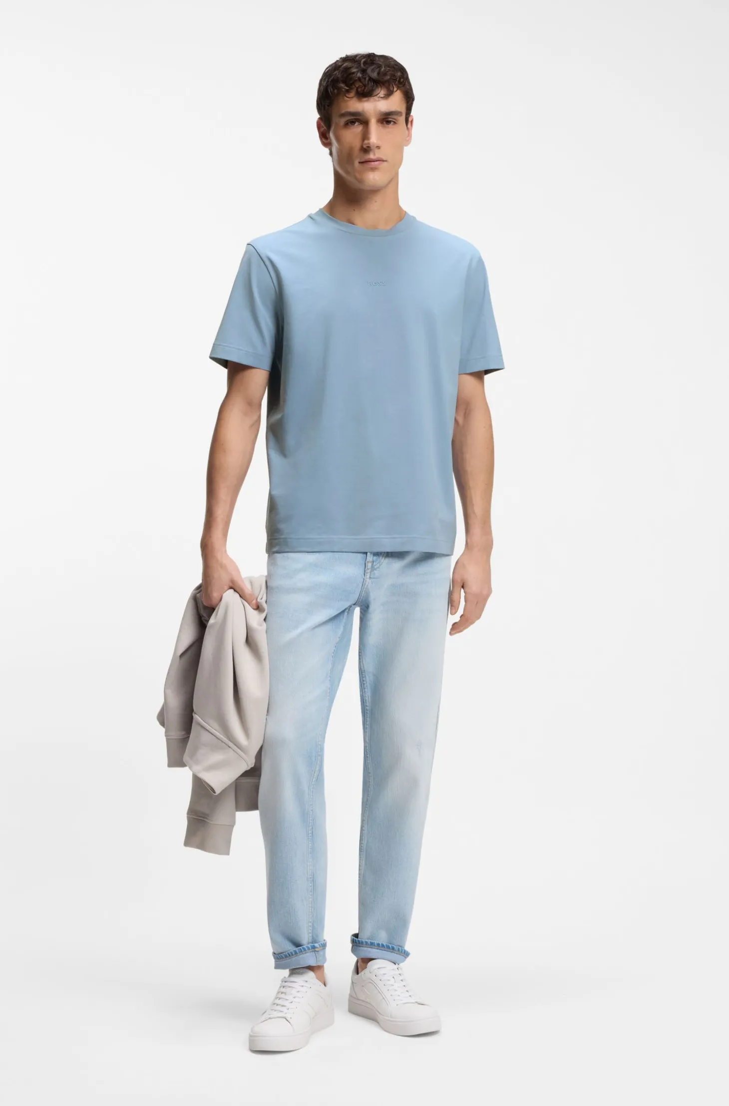 Relaxed-Fit T-Shirt mit geschichtetem Logo-Print