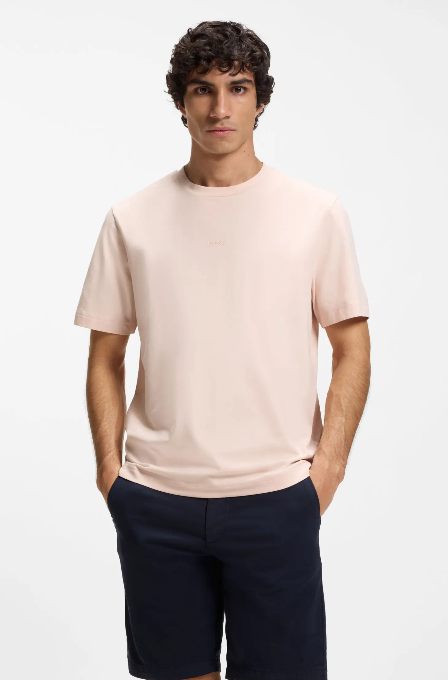 Relaxed-Fit T-Shirt mit geschichtetem Logo-Print