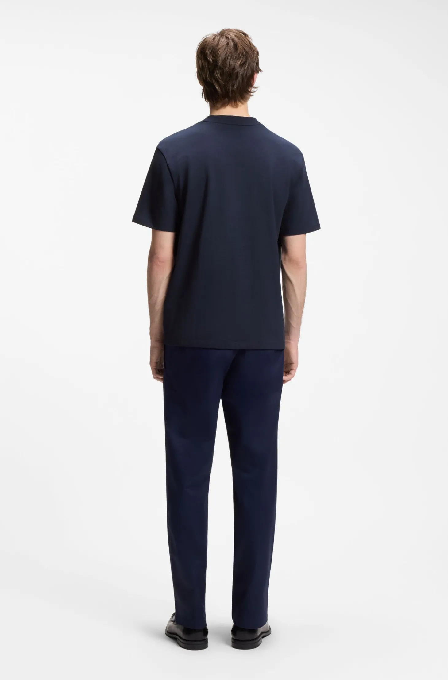 Relaxed-Fit T-Shirt mit zentralem Logo-Detail