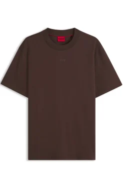 Relaxed-Fit T-Shirt mit zentralem Logo-Detail