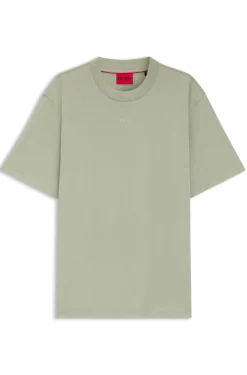 Relaxed-Fit T-Shirt mit zentralem Logo-Detail