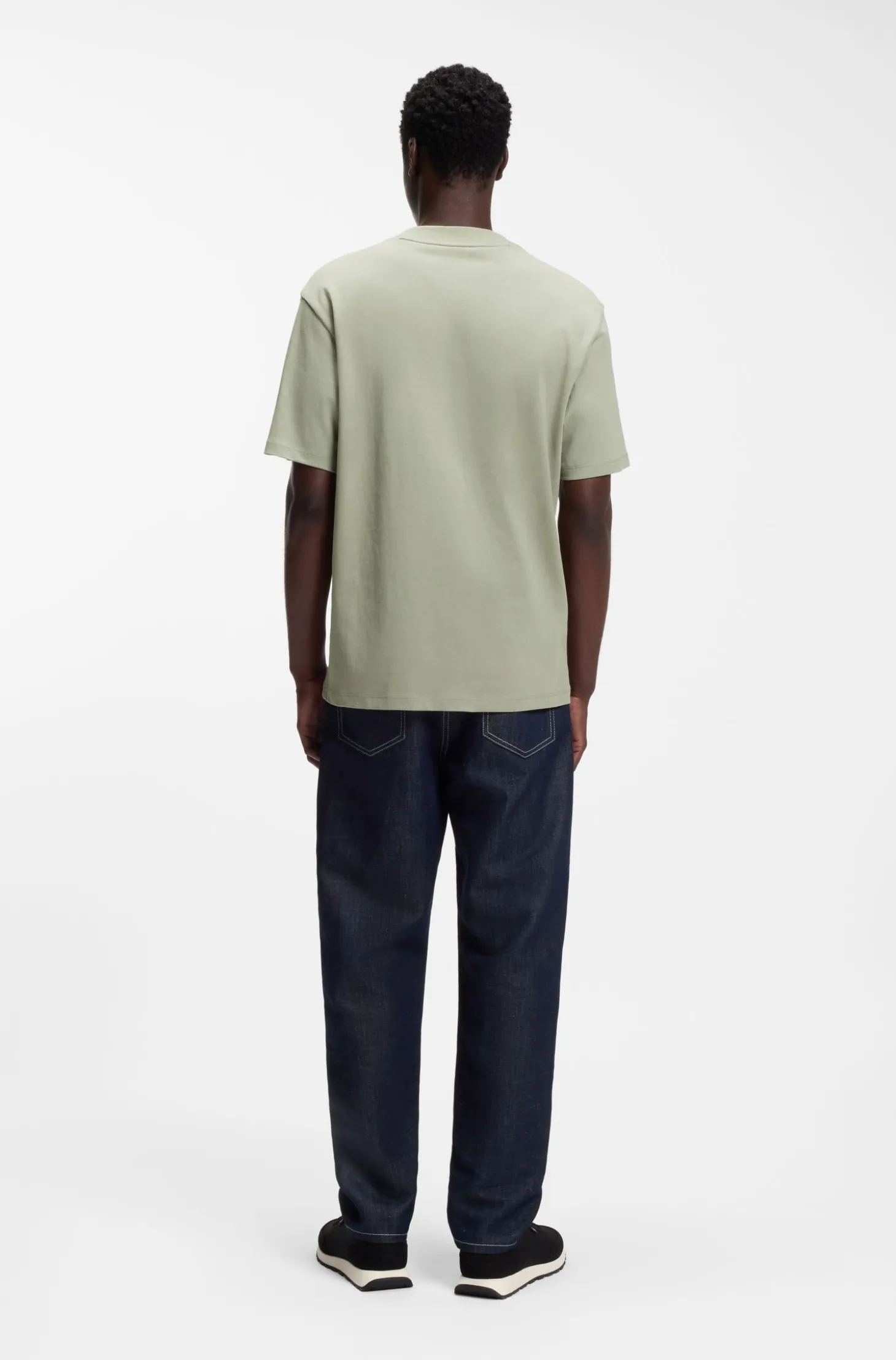 Relaxed-Fit T-Shirt mit zentralem Logo-Detail