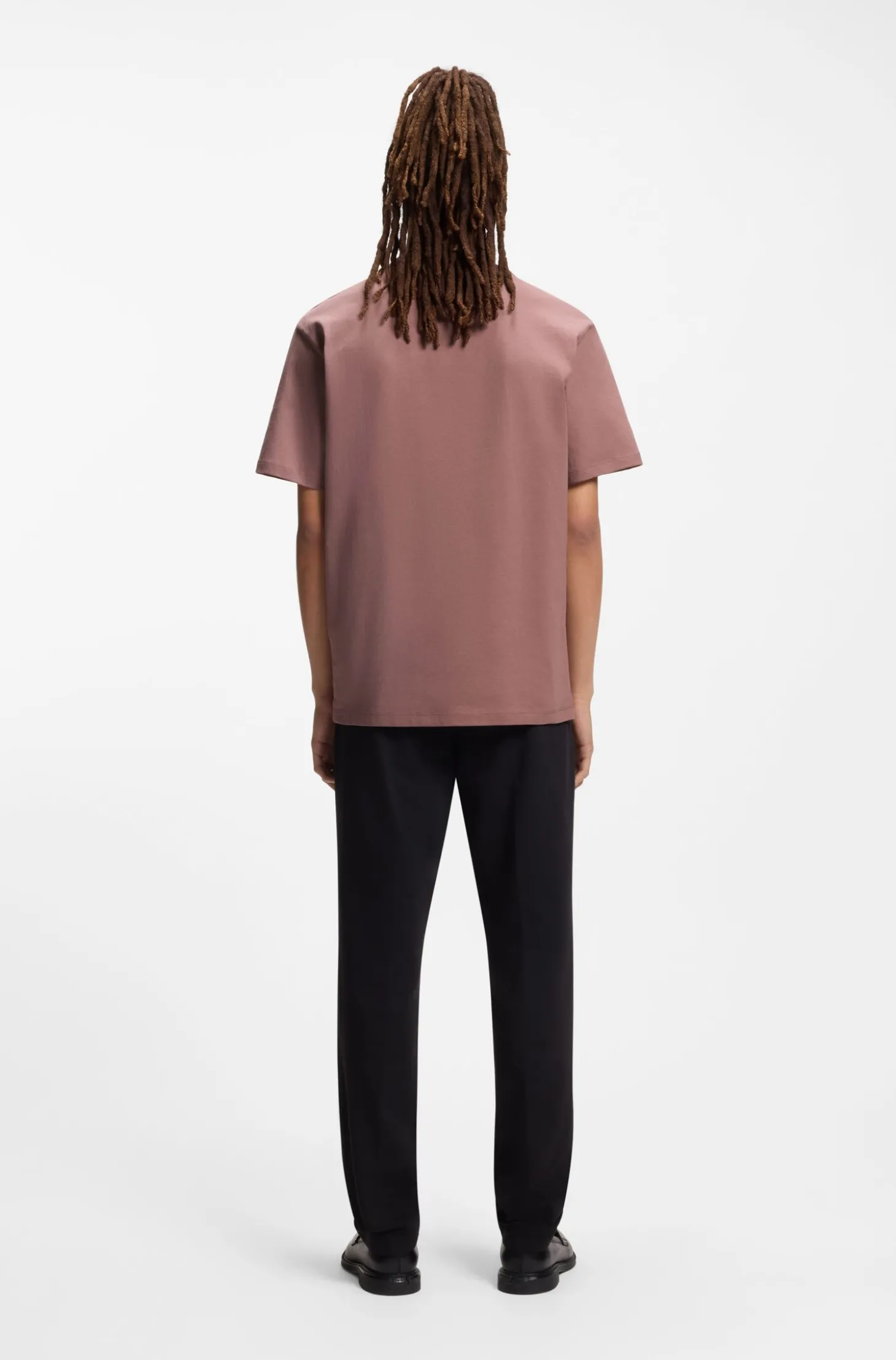 Relaxed-Fit T-Shirt mit zentralem Logo-Detail