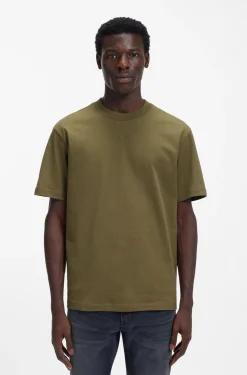 Relaxed-Fit T-Shirt mit zentralem Logo-Detail