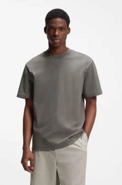 Relaxed-Fit T-Shirt mit zentralem Logo-Detail