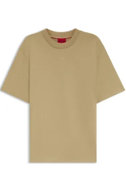 Relaxed-Fit T-Shirt mit zentralem Logo-Detail