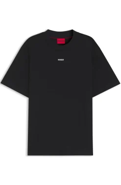 Relaxed-Fit T-Shirt mit zentralem Logo-Detail