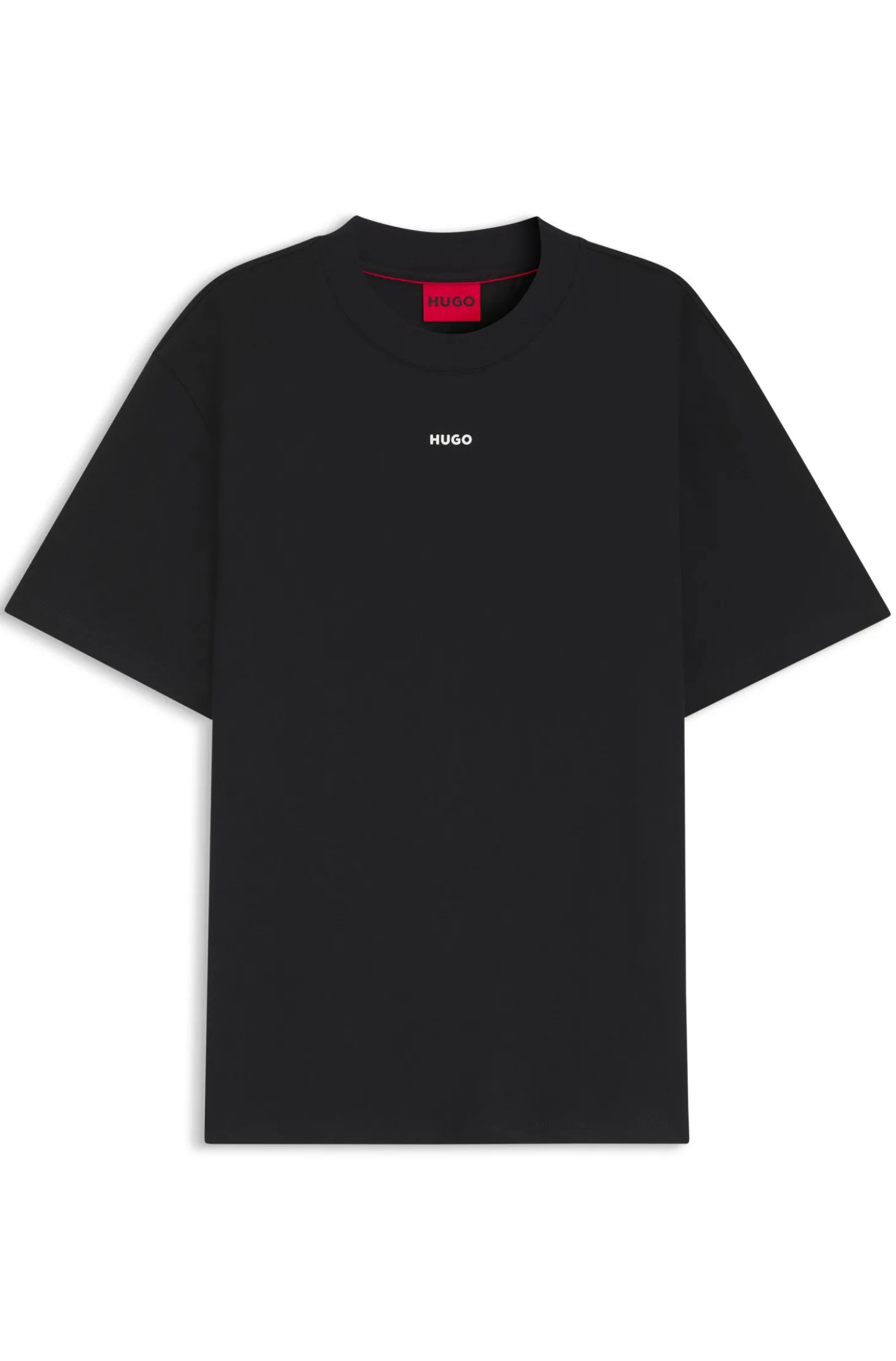 Relaxed-Fit T-Shirt mit zentralem Logo-Detail