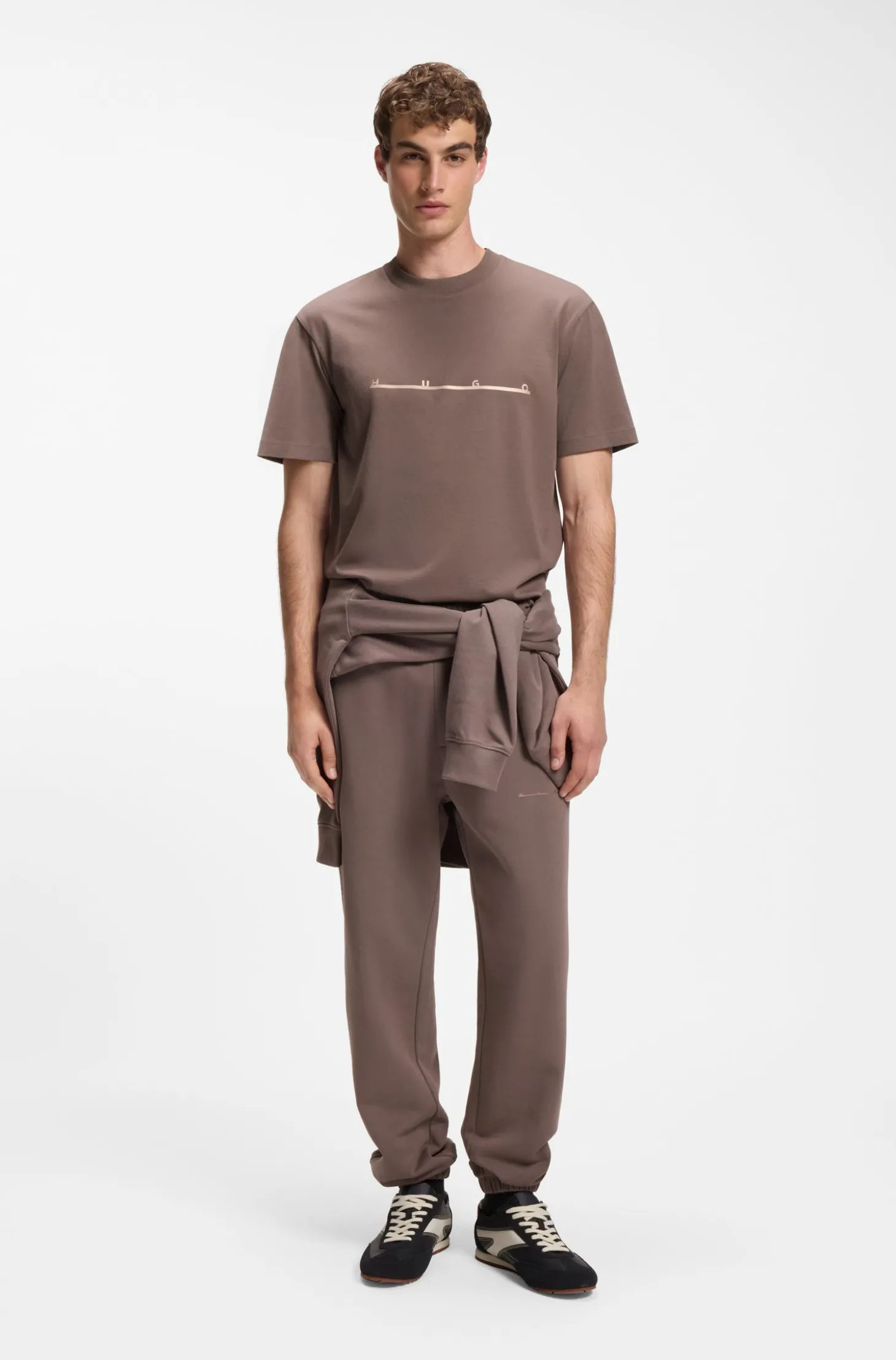 Relaxed-Fit T-Shirt mit Zickzack-Nahtdetail