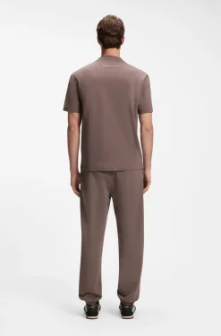 Relaxed-Fit T-Shirt mit Zickzack-Nahtdetail