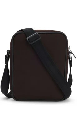 Reporter-Tasche aus Canvas mit Logo-Schriftzug