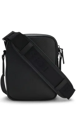 Reporter-Tasche aus italienischem Leder mit Double-B-Monogramm