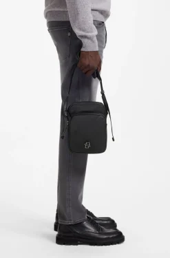 Reporter-Tasche aus Twill mit Double-B-Monogramm