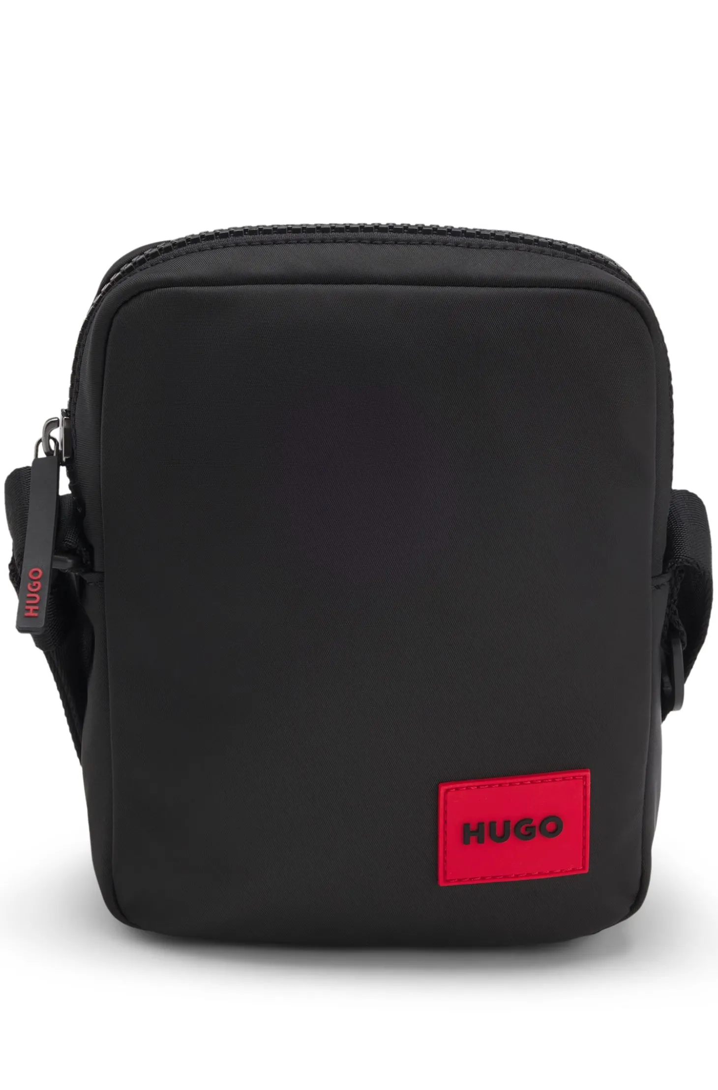 Reporter-Tasche mit gummiertem Logo-Label