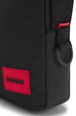 Reporter-Tasche mit gummiertem Logo-Label