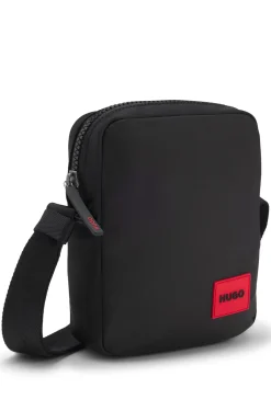 Reporter-Tasche mit gummiertem Logo-Label
