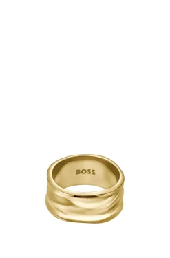 Ring mit Wellen-Design
