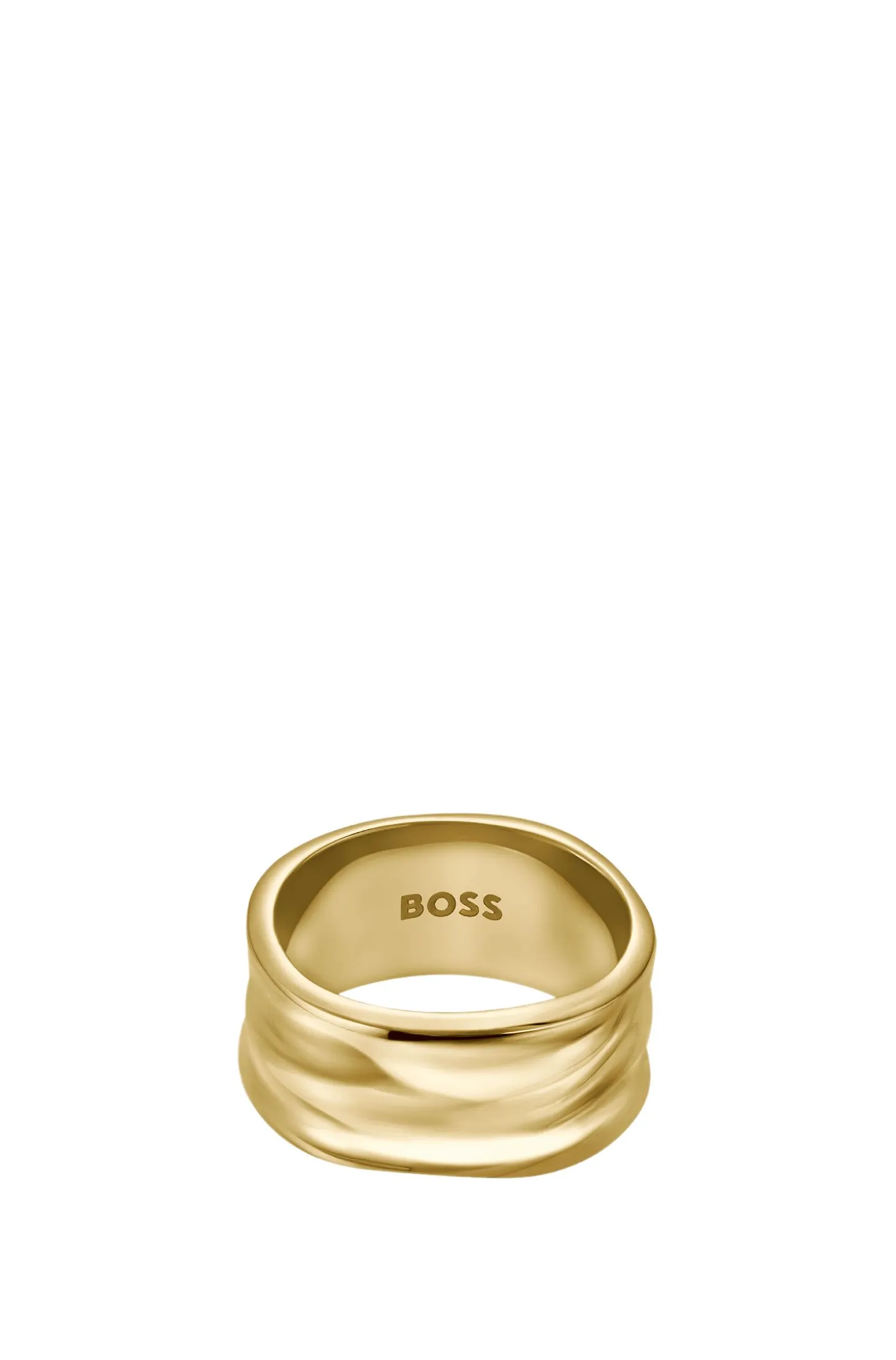 Ring mit Wellen-Design