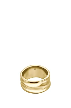 Ring mit Wellen-Design