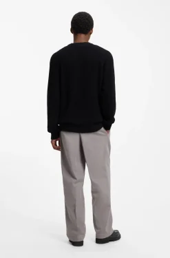 Rippstrick-Pullover aus Baumwolle