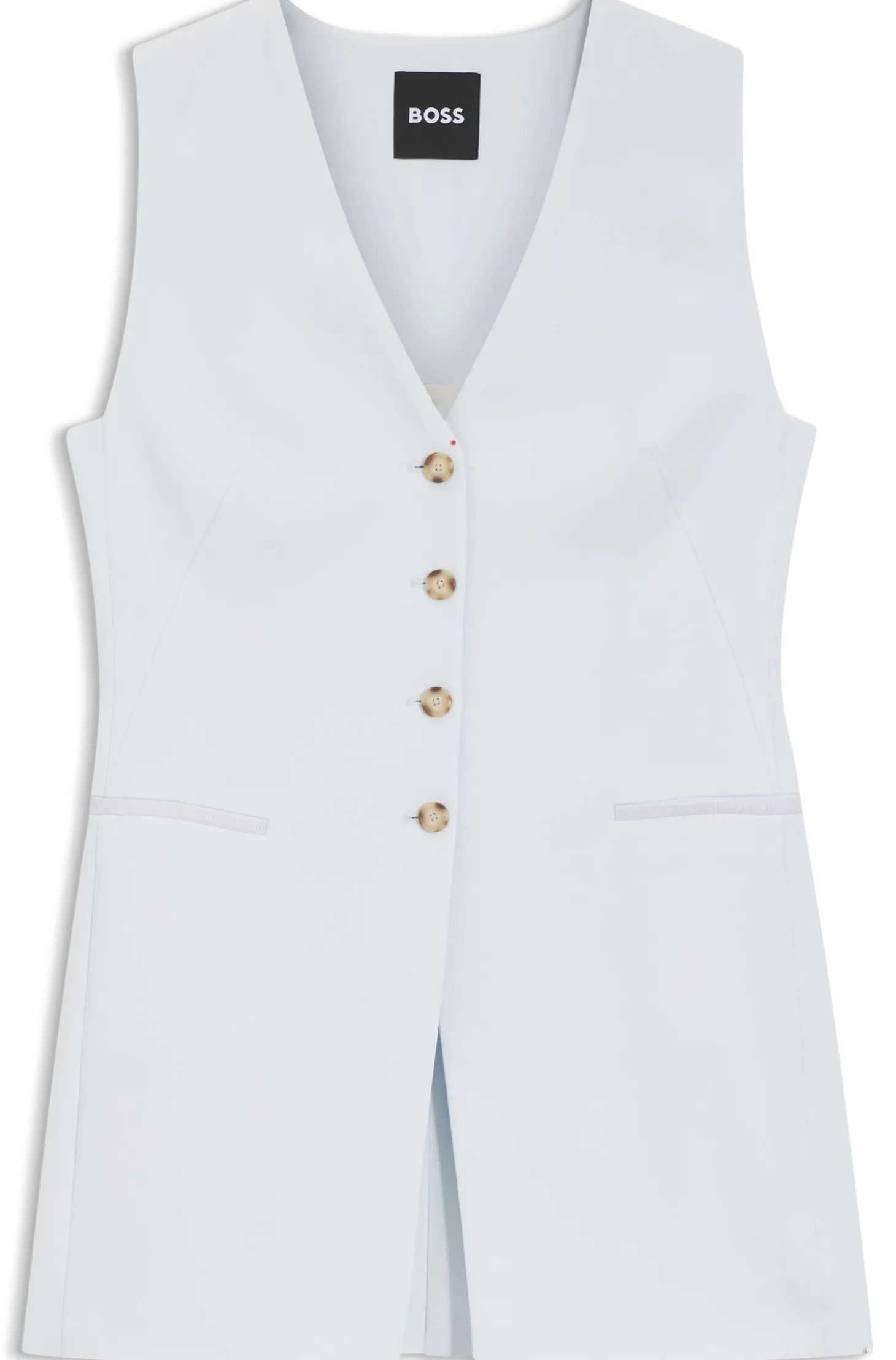 Ärmelloser Slim-Fit Blazer