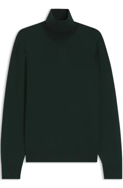 Rollkragenpullover aus extrafeiner Merinowolle