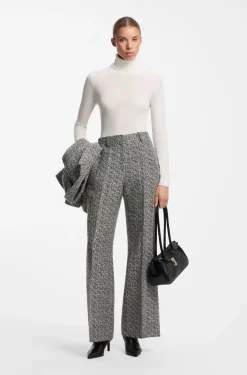 Rollkragenpullover aus Woll-Mix mit Kaschmir