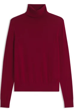 Rollkragenpullover aus Woll-Mix mit Kaschmir