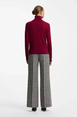 Rollkragenpullover aus Woll-Mix mit Kaschmir