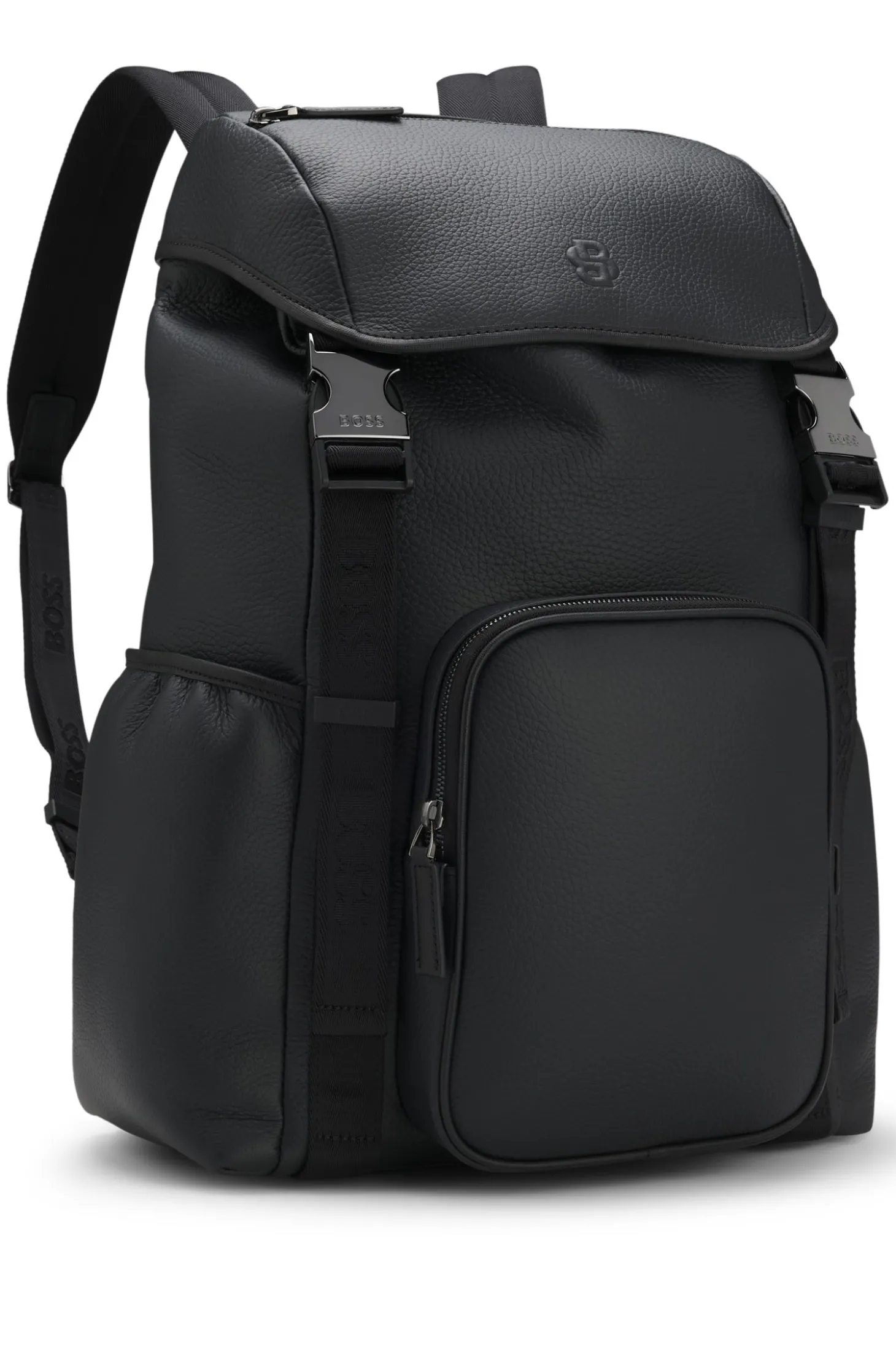 Rucksack aus italienischem Leder mit Double-B-Monogramm