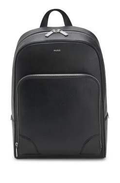 Rucksack mit silberfarbenen Details