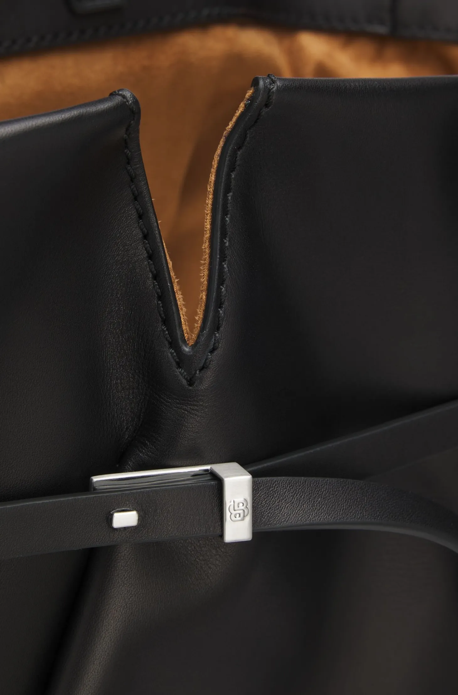 Runway BOSS Revers Tote Bag aus Leder