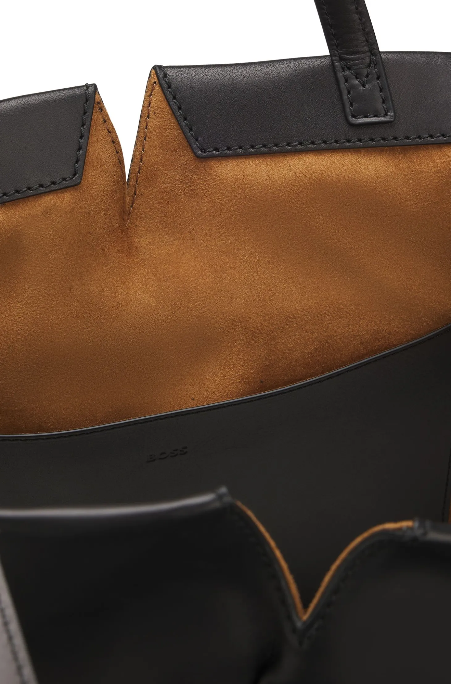 Runway BOSS Revers Tote Bag aus Leder
