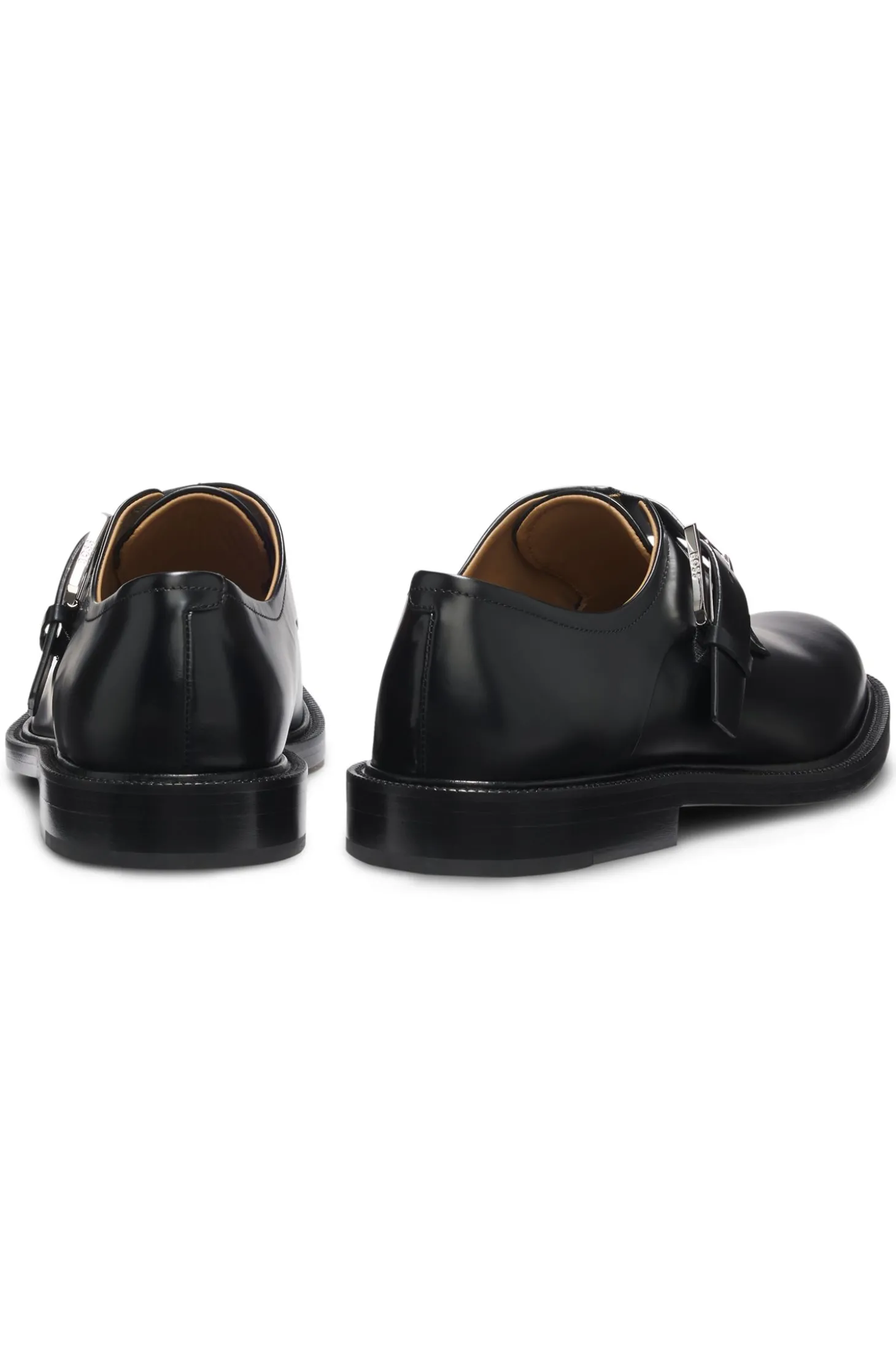 Runway Monkstraps aus italienischem Leder