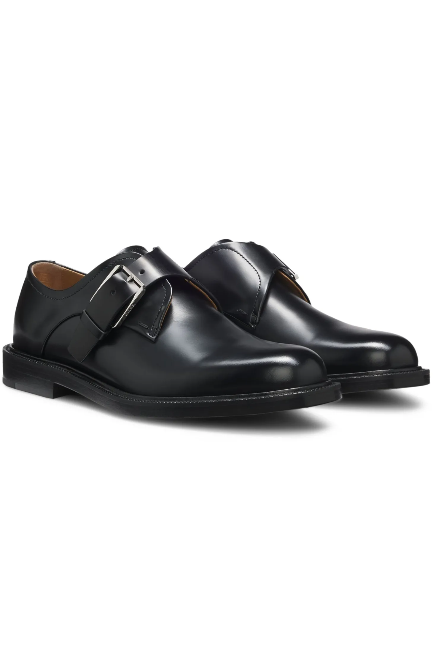 Runway Monkstraps aus italienischem Leder