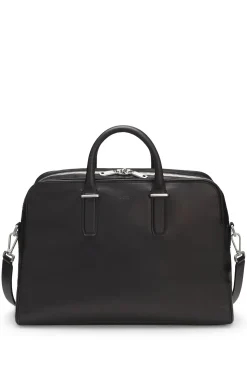 Runway Weekender aus Leder mit Logo-Prägung