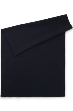 Schal aus Baumwoll-Mix mit Wolle und Monogramm-Muster