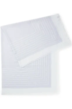 Schal aus Voile mit Logo-Print