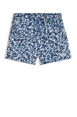 Schnell trocknende Badeshorts mit Allover-Print