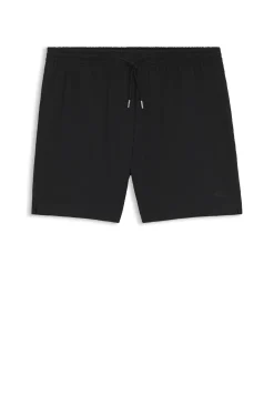 Schnell trocknende Badeshorts aus elastischem Seersucker-Gewebe
